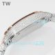 TW Factory Swiss Replica Cartier Santos Half Rose Gold All Diamond Roman Face Watch (7)_th.jpg